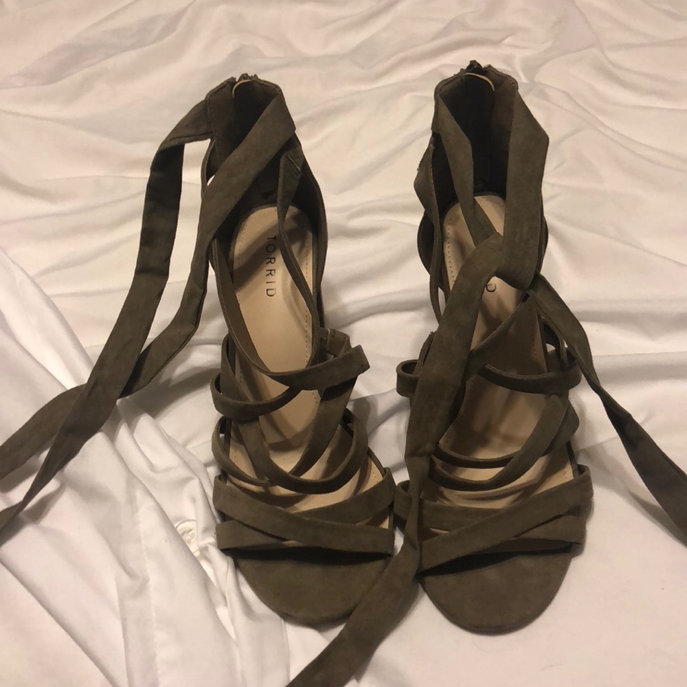 Torrid lace up heels